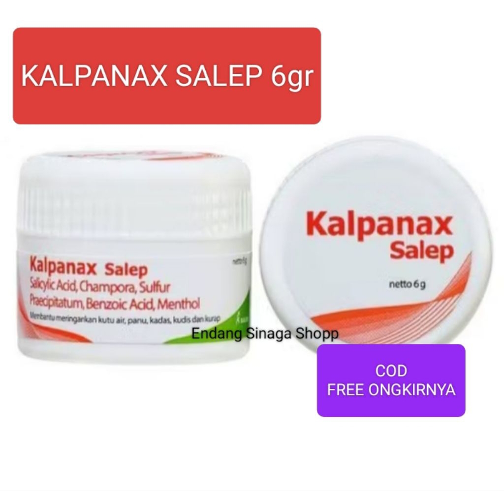 Kalpanax Salep 6 gr/obat kurap, kudis, kutu air