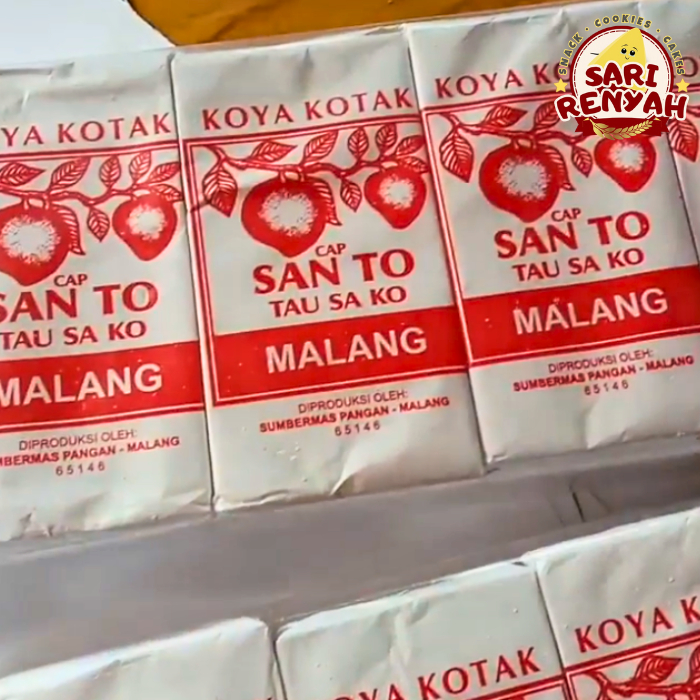 Kue Koya Kotak Asli Malang (isi 10 pcs) / Kue Satu Cemilan Manis - Sari Renyah