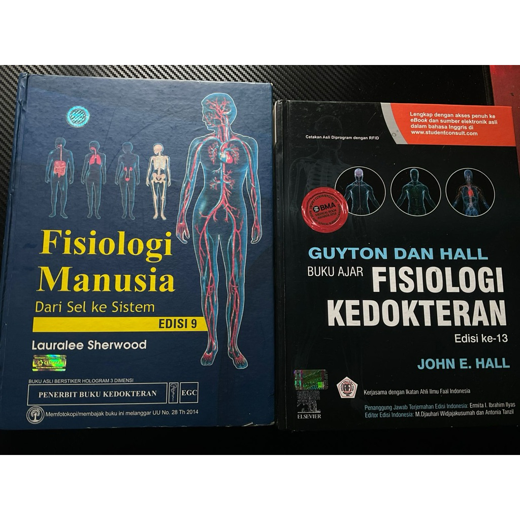 [PRELOVED] Fisiologi Manusia Edisi 9 & Fisiologi Kedokteran Edisi 13