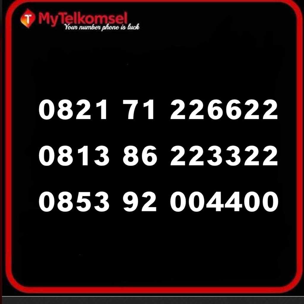 Nomer cantik telkomsel, nomer cantik ABC ABC, perdana cantik, perdana cantik tahun lahir