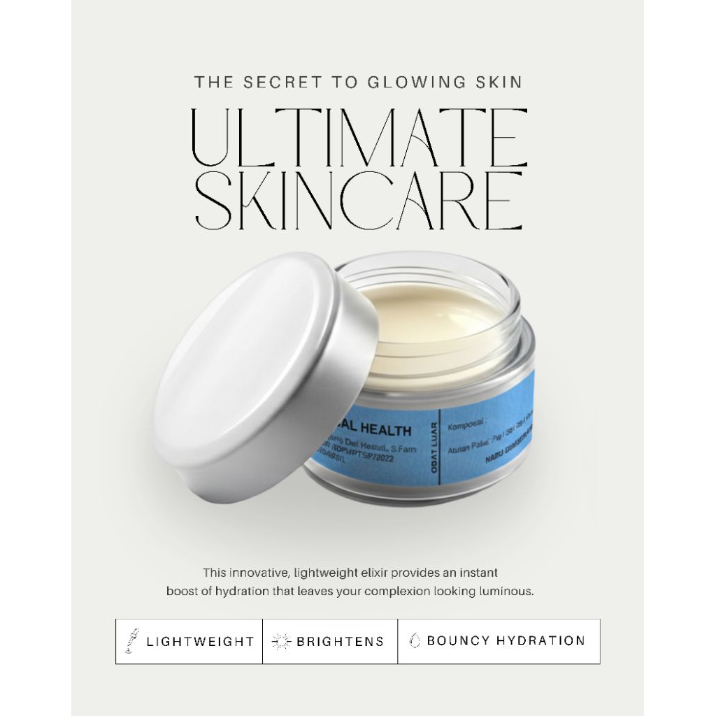 ULTIMATE CREME • PREMIUM SKINCARE • THE SECRET TO GLOWING SKIN • SKINCARE APOTEKER • ORIGINAL