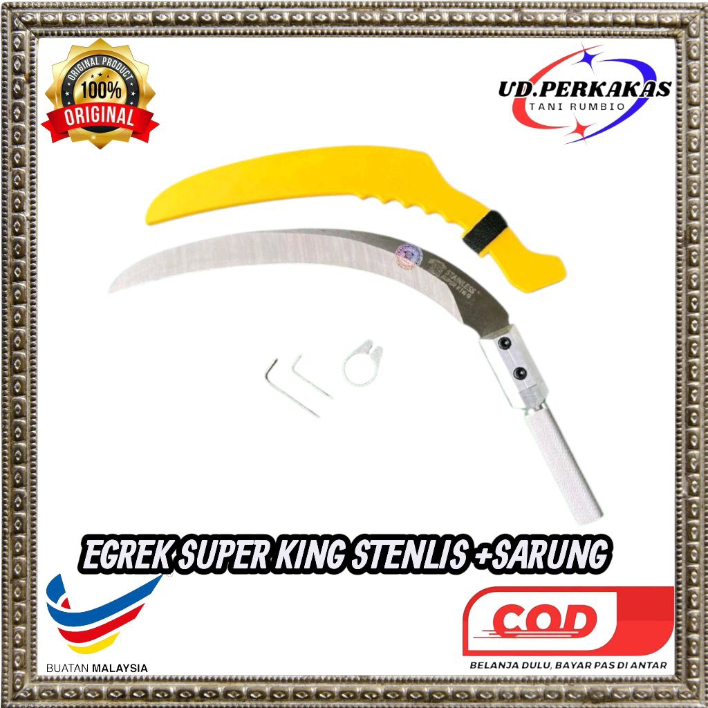EGREK SUPER KING STENLIS +SARUNG ORIGINAL MALAYSIA