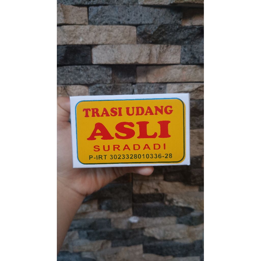 Terasi Udang Asli Suradadi 250g Terasi cap Dua Udang Khas Tegal