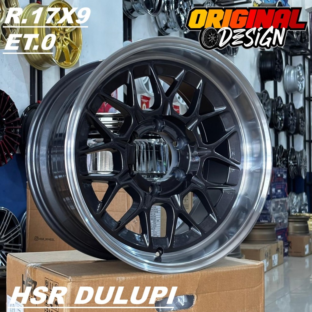 Pelek Racing Ring 17 Lubang 6 Buat Mobil HILUX TRITON PAJERO HSR DULUPI R17