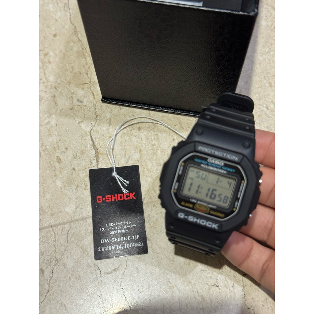 (BARU) jam tangan G-Shock G-5600UE-1 DW-5600UE-1JF G-5600UE G-5600 G5600UE G 5600UE g shock
