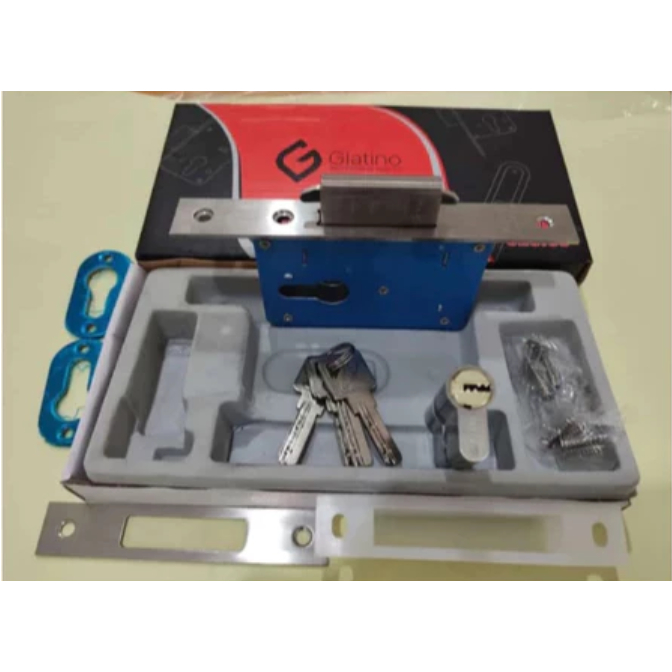 Body Sliding / Kunci Mekar Glatino / Kunci Pintu Sliding / Kunci Pintu Geser