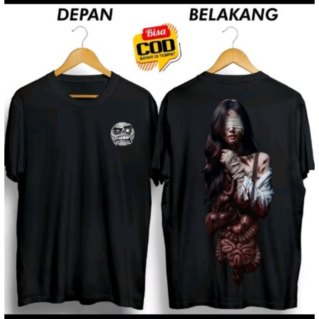 kaos T shirt cewek kuyang cantik