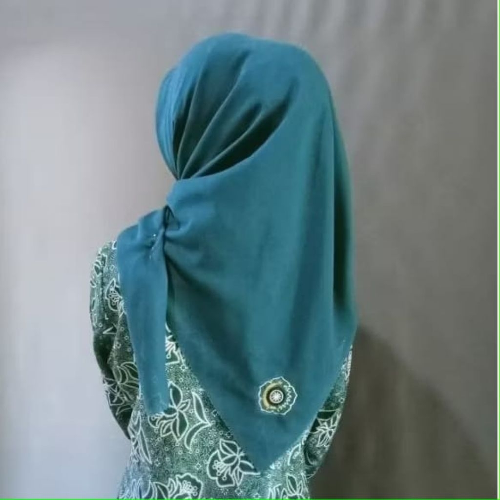 jilbab/kerudung pkk logo bordir rapi GRATIS PIN PKK