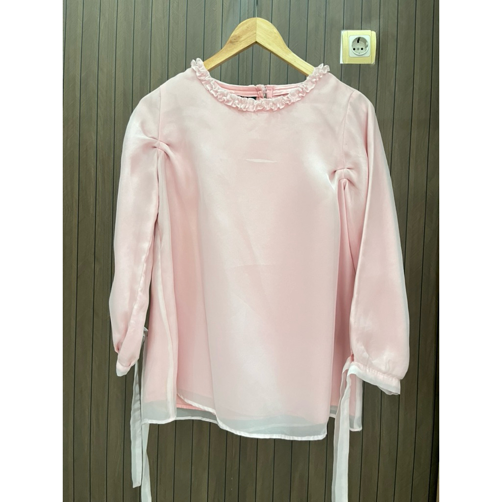 PL Baju Organza Blouse Organza premium baju pesta baju Kondangan baju wisuda