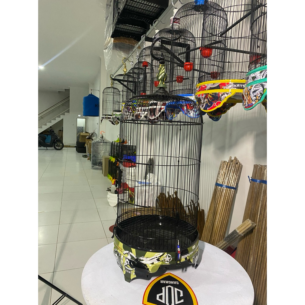 Sangkar lovebird BnR army