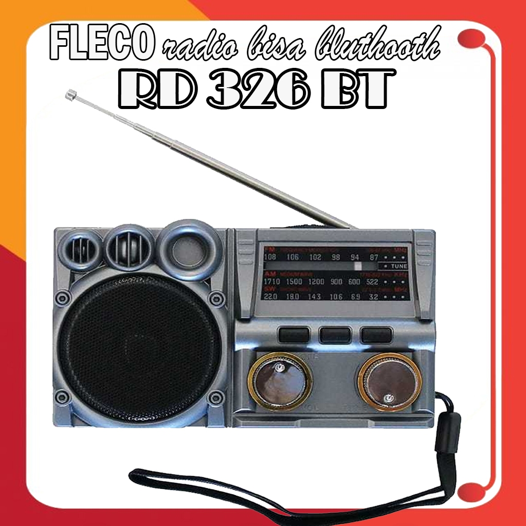 Fleco RD 326BT Mini Radio Bluetooth FM/AM/SW/MP3