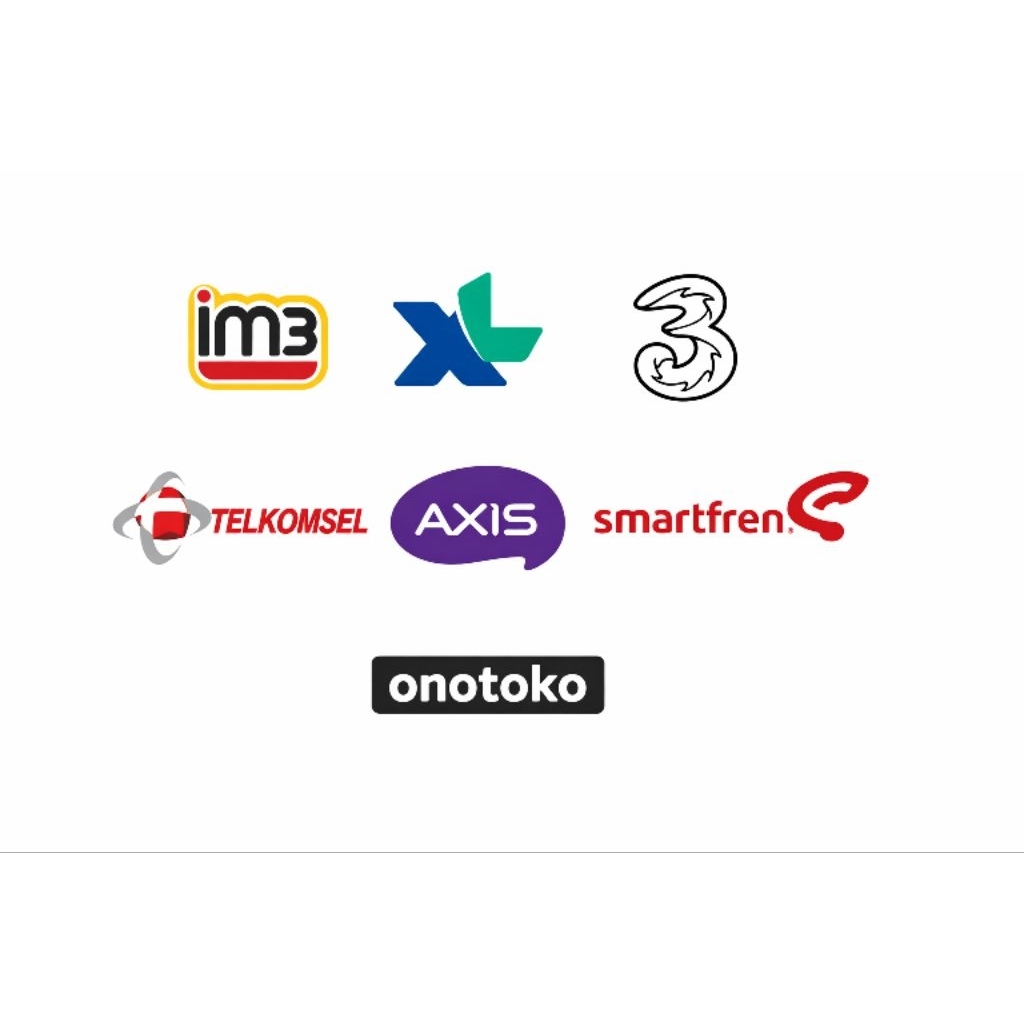 Kartu Perdana Im3, XL, Tri, Axis, Smartfren, Telkomsel isi 3gb fresh belum registrasi berlaku nasion