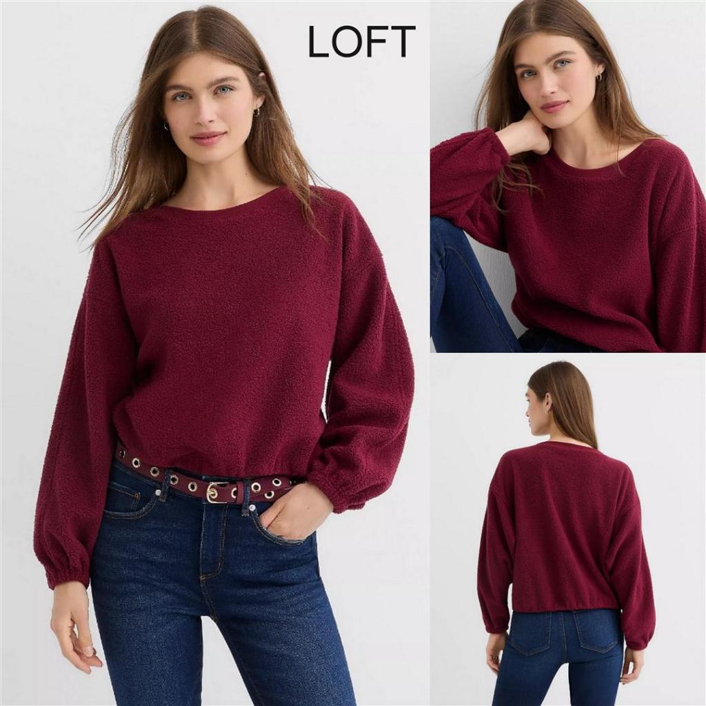 Mode Republic - Long Sleeve Bubble Top - Daily Casual Knit Top - Atasan Blouse Premium Wanita Lengan
