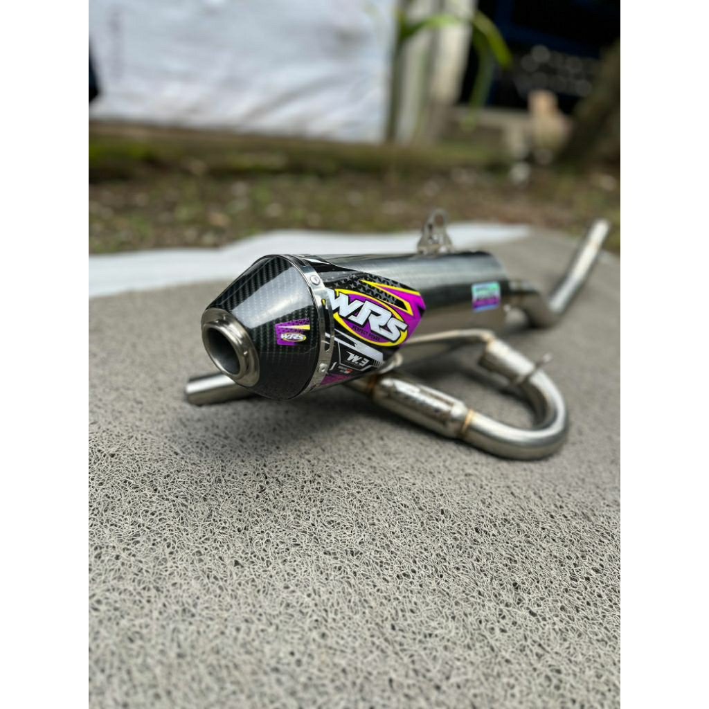 Knalpot Crf150 Klx150 Dtracker Bf Wr155 Original WRS EXHAUST Suara bass padet Gahar