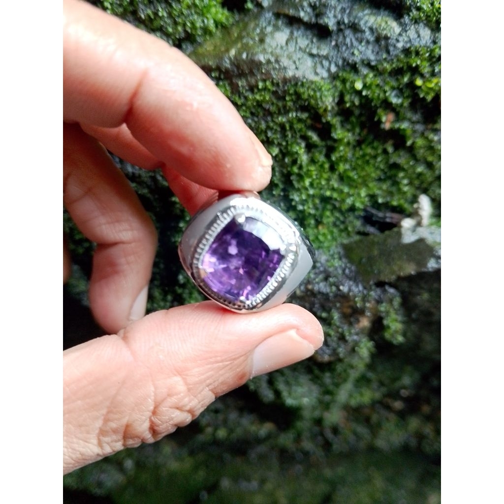 natural kecubung brazil cutting