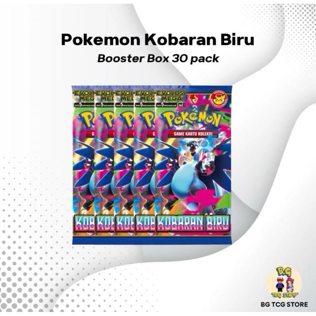 BOOSTER BOX POKEMON KOBARAN BIRU