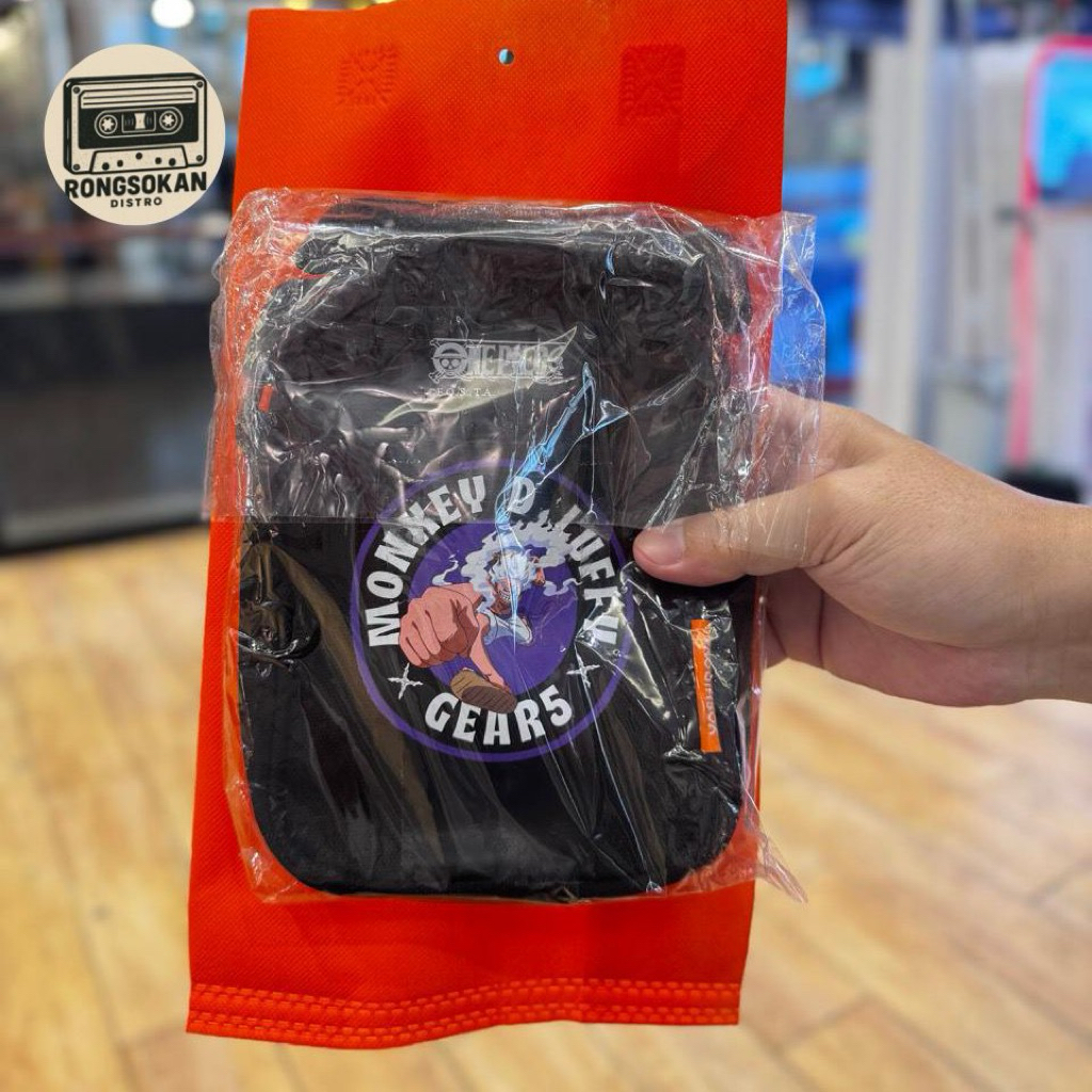 Canvas Sling Back YOSHINOYA ONE PIECE LUFFY (HITAM)