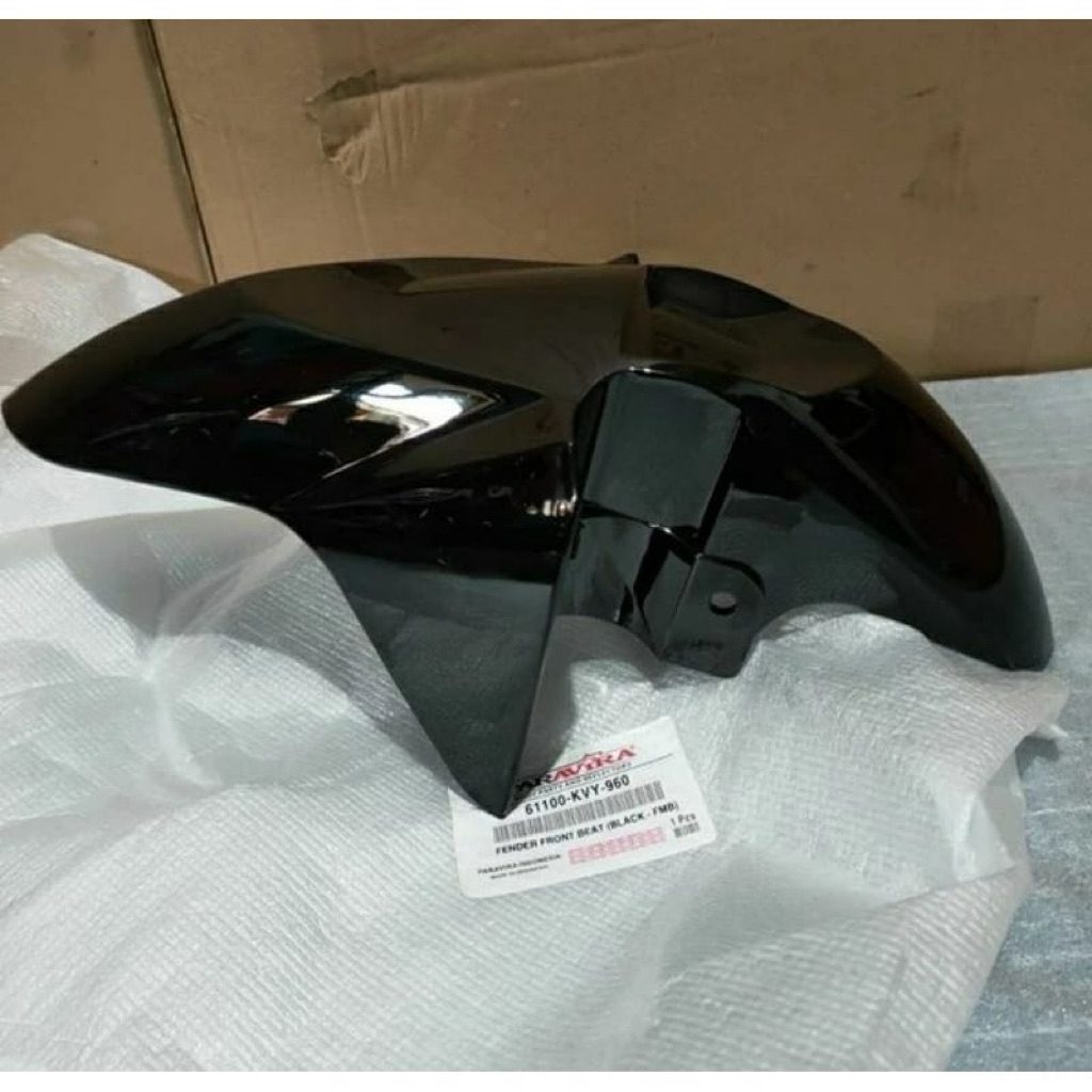 spakbor depan honda beat karbu old lama ori abs hitam glosy