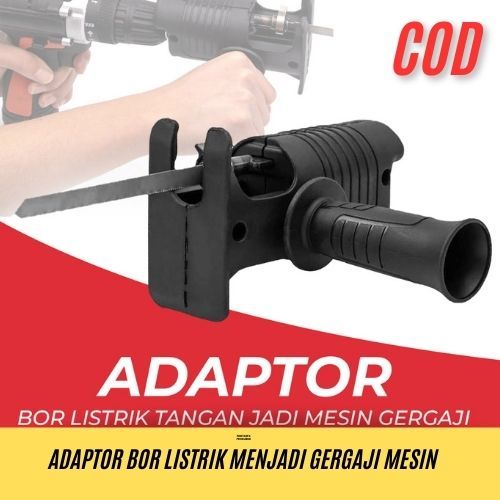 Adaptor Bor Listrik Menjadi Gergaji Mesin / Adaptor Bor Jadi Gergaji Rantai Mini Praktis