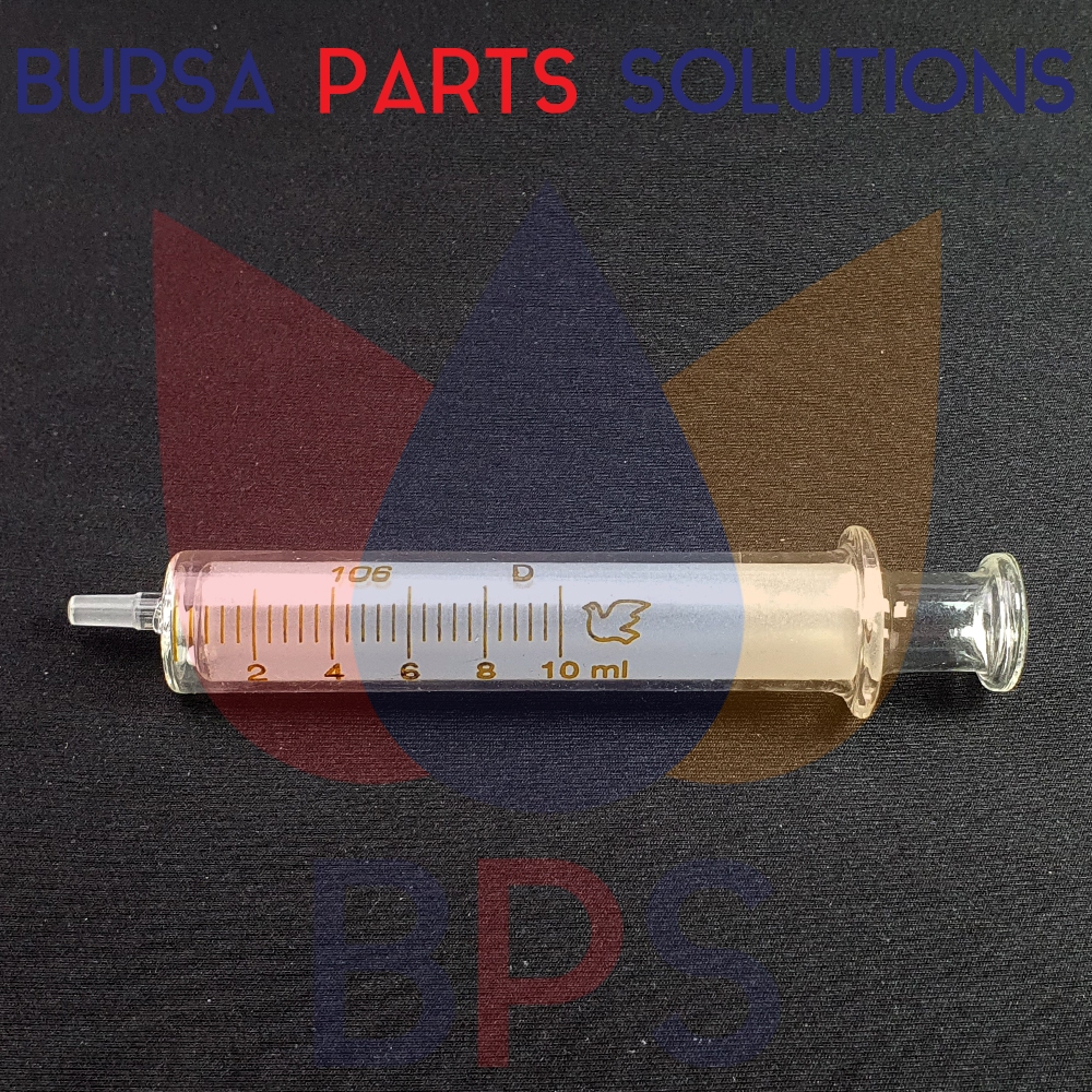Spuit / Suntikan / Syringe Glass / Kaca / Beling for Solvent 10 ml
