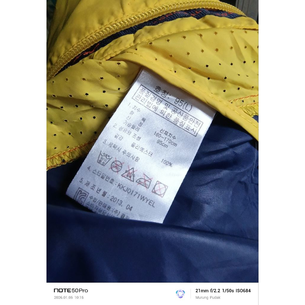 Jaket Outdoor Running Kolping