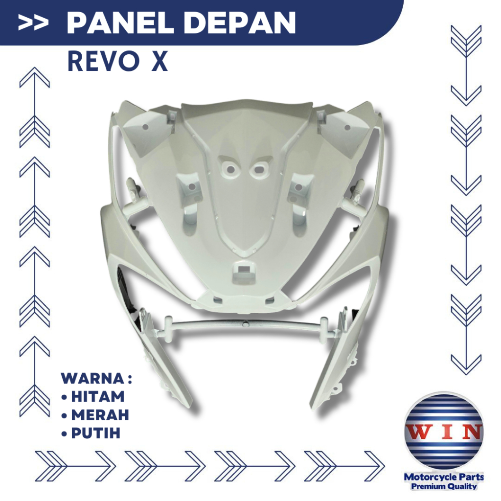 Panel Depan Besar Tameng Pelindung Rangka Depan Cover Front Honda Revo X Merk WIN