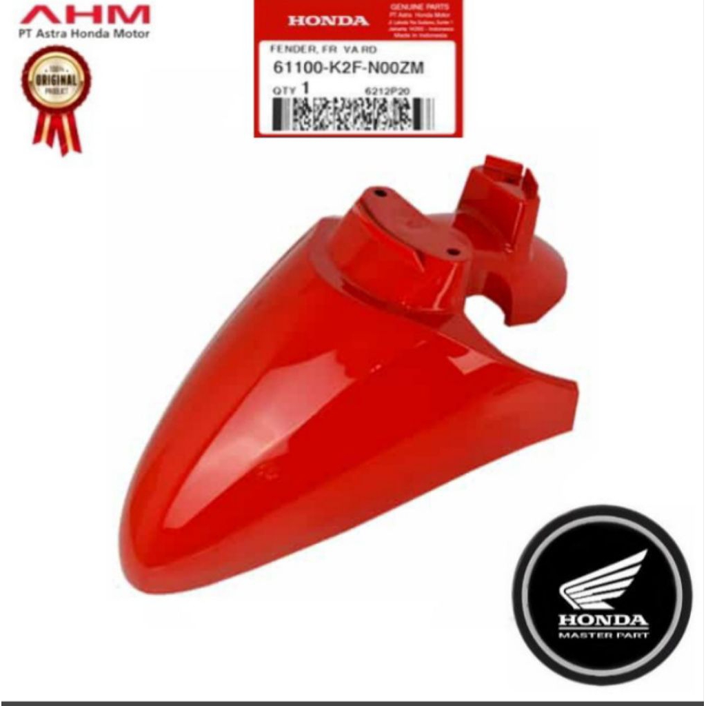 Spakbor Depan Merah Honda Scoopy K2F
