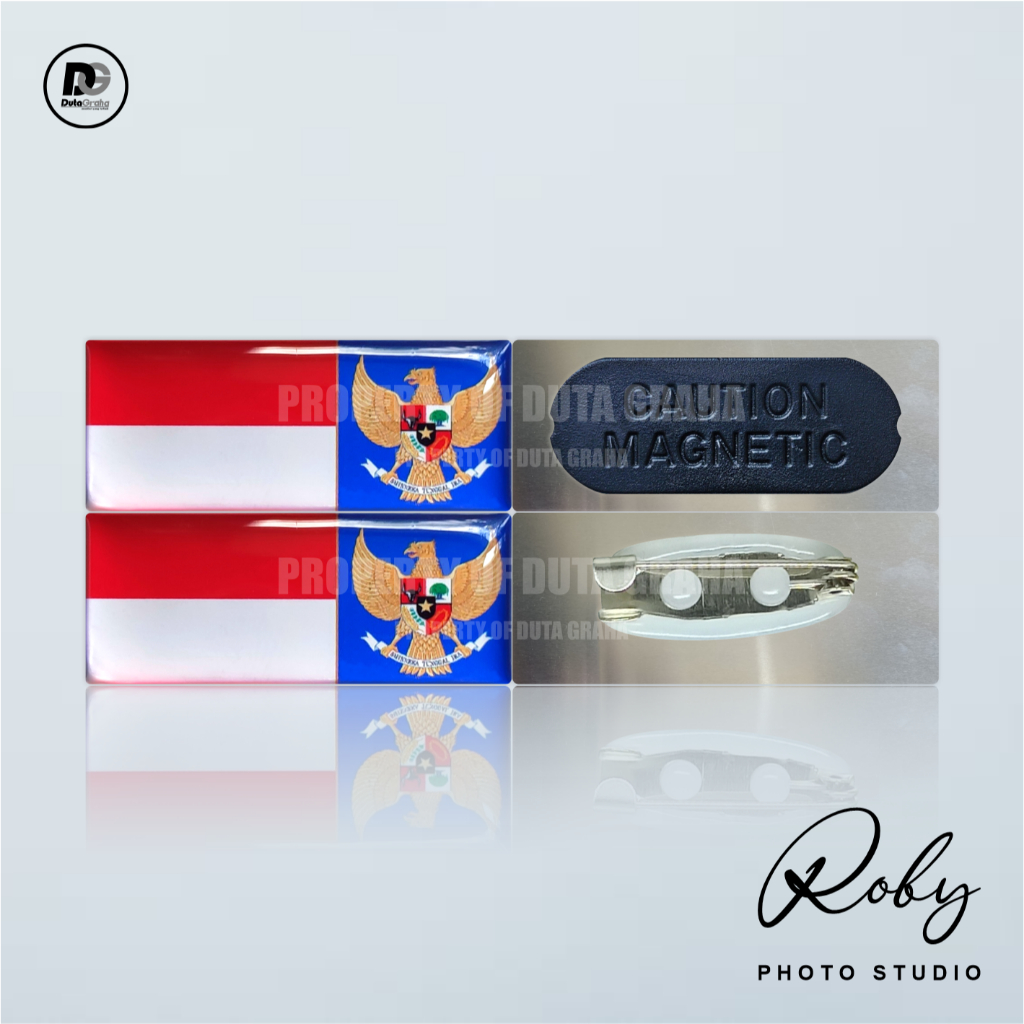 [PIN RESIN] MPG BIRU 4CM Pin Bros Aksesoris Souvenir LK PASKIBRA PASKIBRAKA MERAH PUTIH GARUDA BENDE