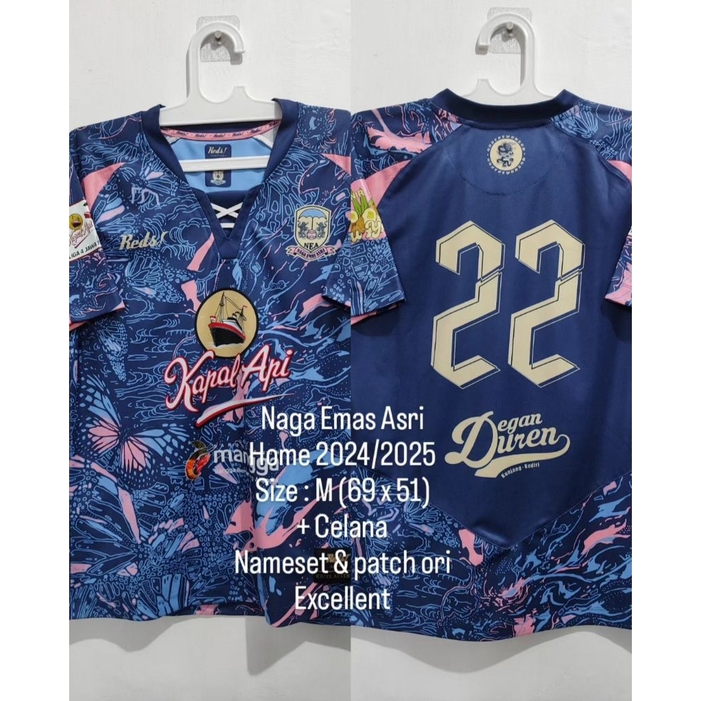 Jersey Original Naga Emas Asri Home 2024 2025