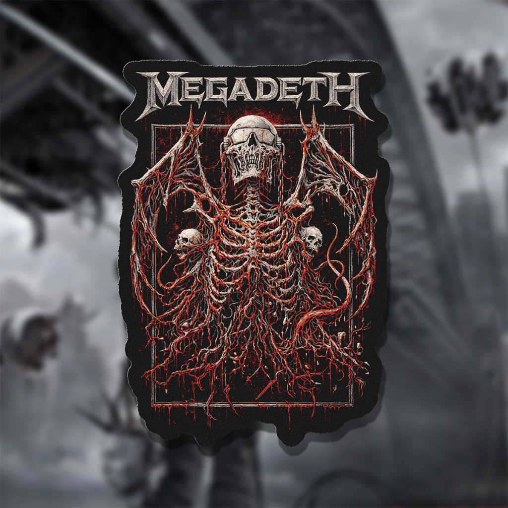 Stiker Vinyl Band Megadeth "Anatomy of The Corrupted"