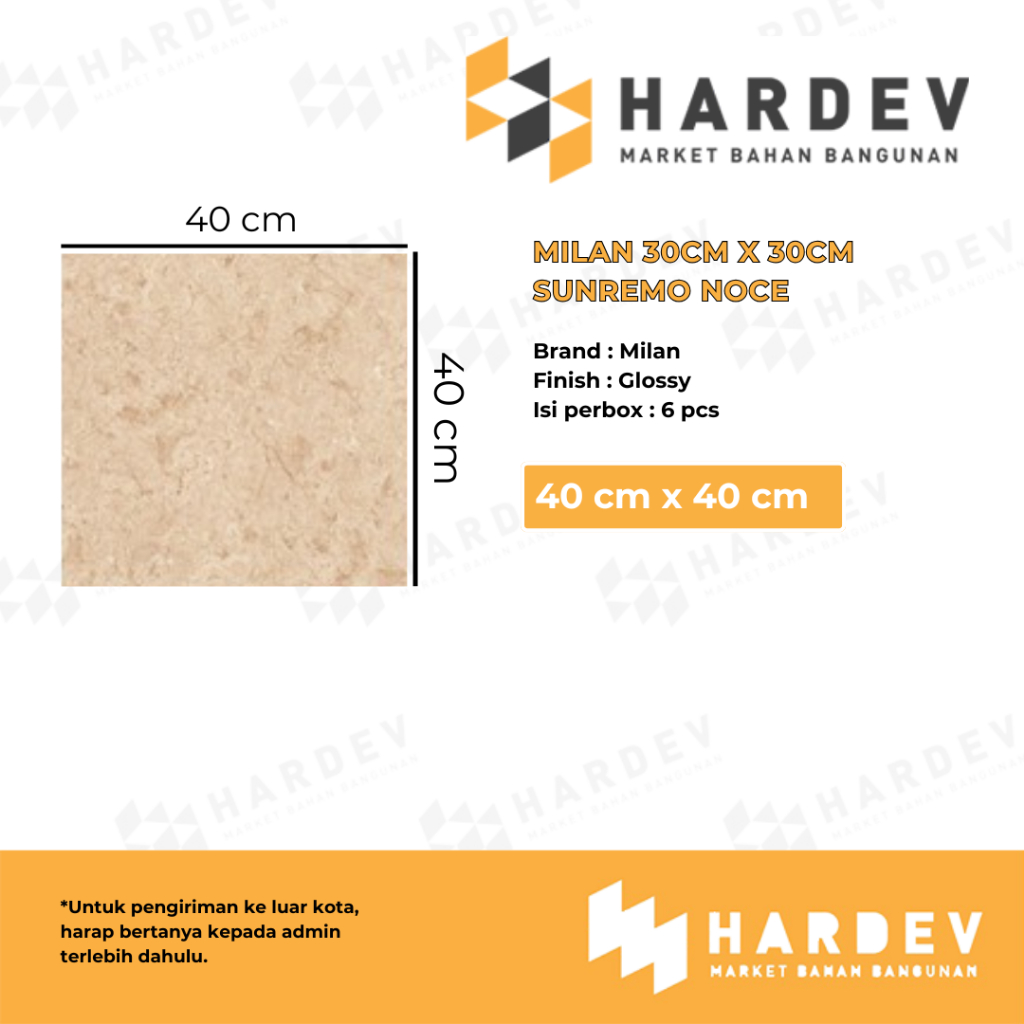 KERAMIK MILAN 40X40 Sunremo Noce