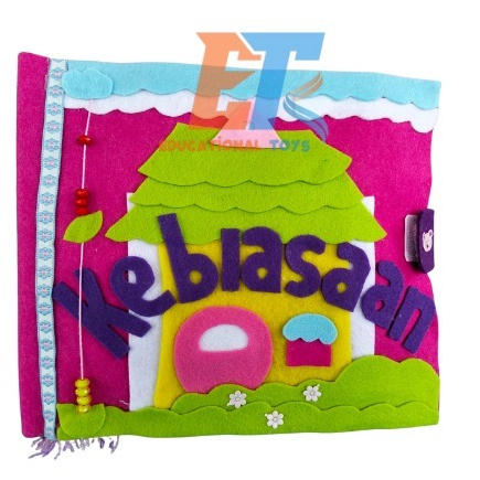 Busy Book Kain Flanel Tema Kebiasaan Interaktif Untuk Anak