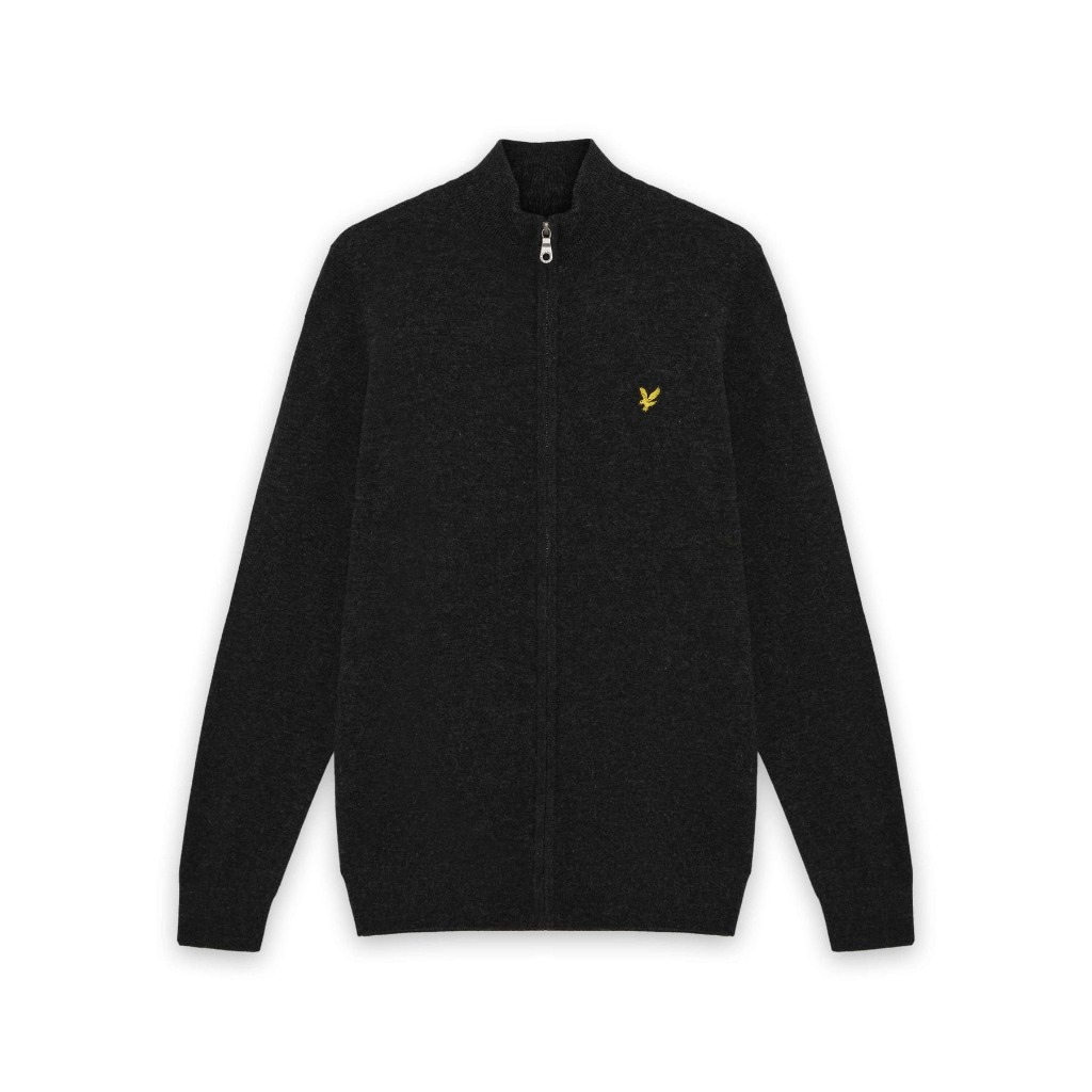 Lyle & Scott Lambswool Blend Zip Through Cardigan Original