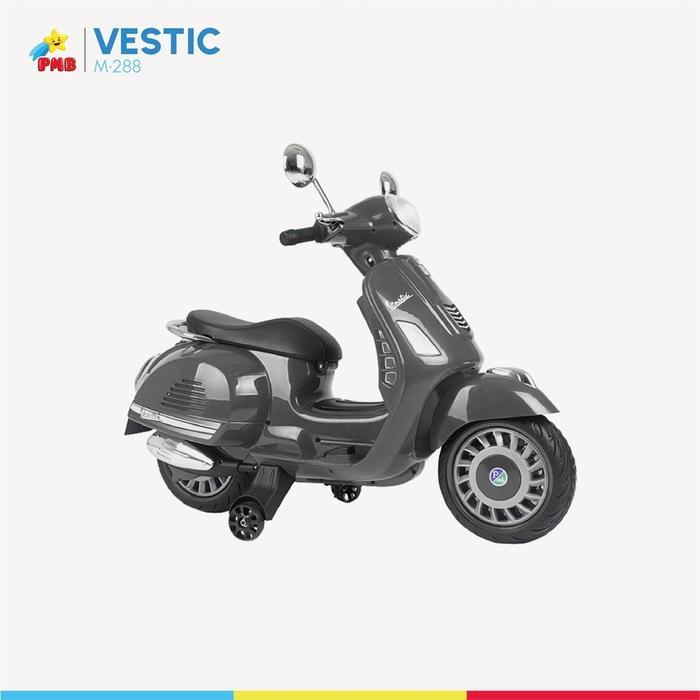 Motor aki vespa vestic mainan anak motor aki pmb m-288 vespa aki