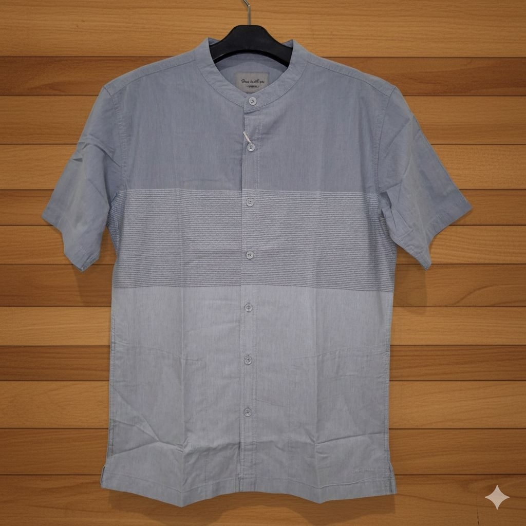 Kemeja Koko pendek Cardinal Casual - Abu