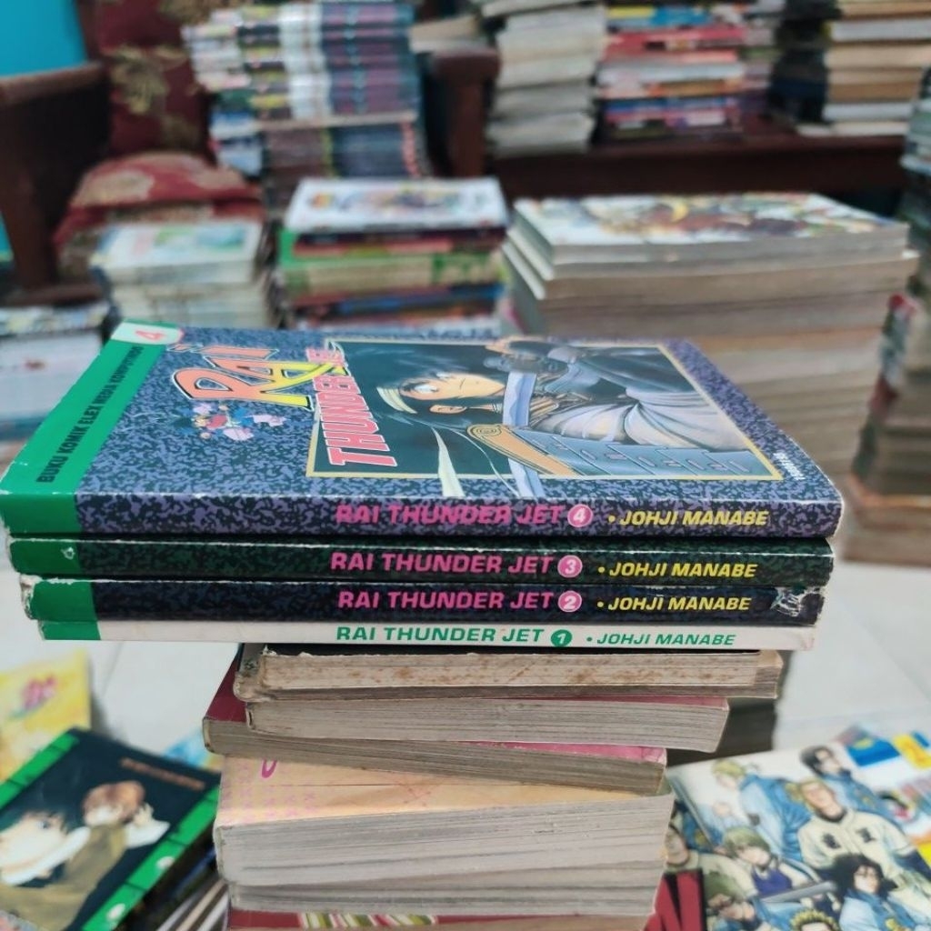 Komik Rai Thunder Jet Full set Lengkap 1-4 original elex