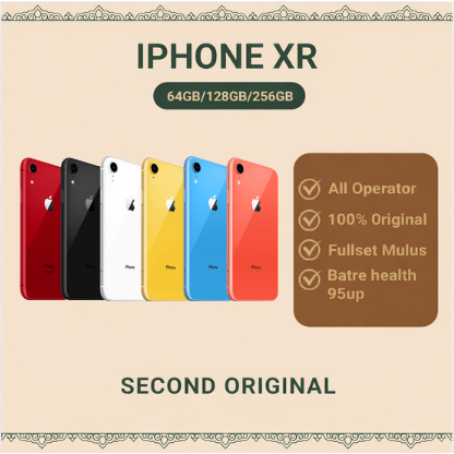 Ip XR 64GB/128GB/256GB Secondhand Like New  xr IBOX ID/A GOOD CONDITIONS FULLSET MULUS SECOND BEKAS
