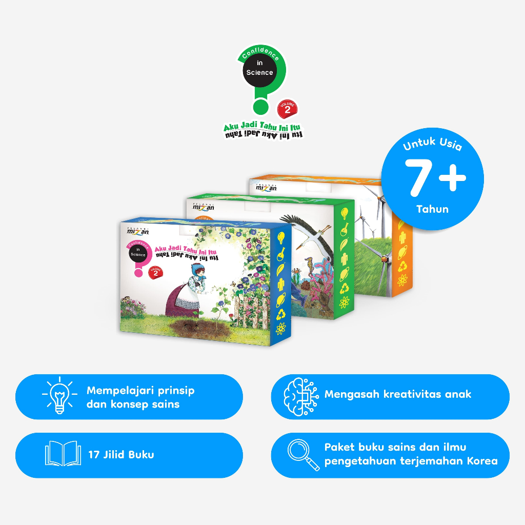 Mandira - Buku Anak - Confidence In Science Vol.2 Full Set
