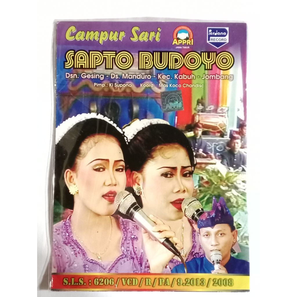 VCD Campursari Sapto Budoyo Vol 3 Nginang Karo Ngilo