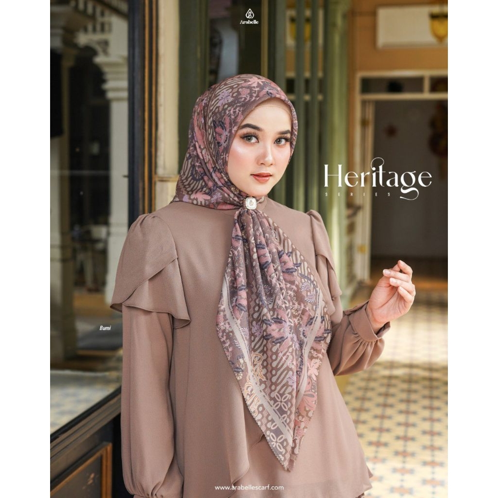 Arabelle Scarf Official/Heritage Series Scarf/Kerudung Terbaru Arabelle