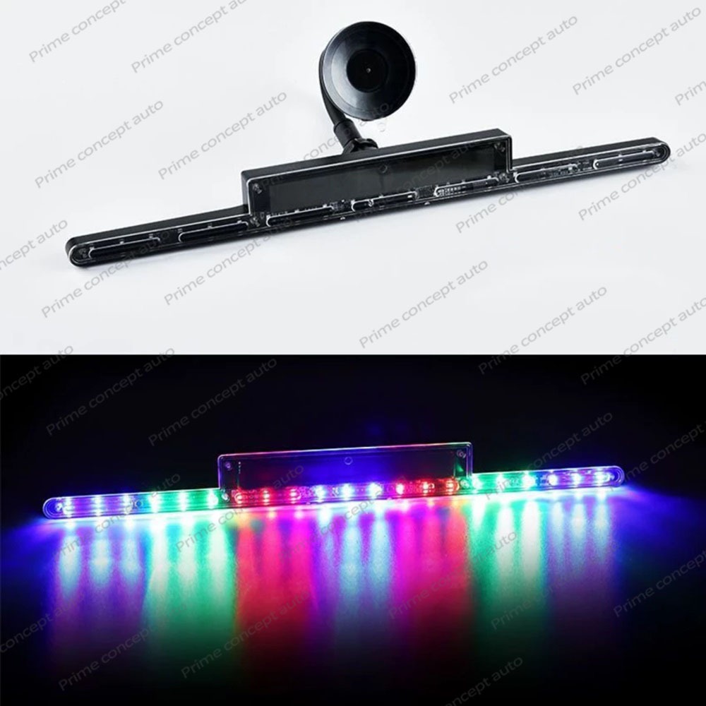 Lampu LED RGB Bagasi Mobil Stop Sein Lampu LED Rem dekorasi Tempel Kaca Belakang Mobil