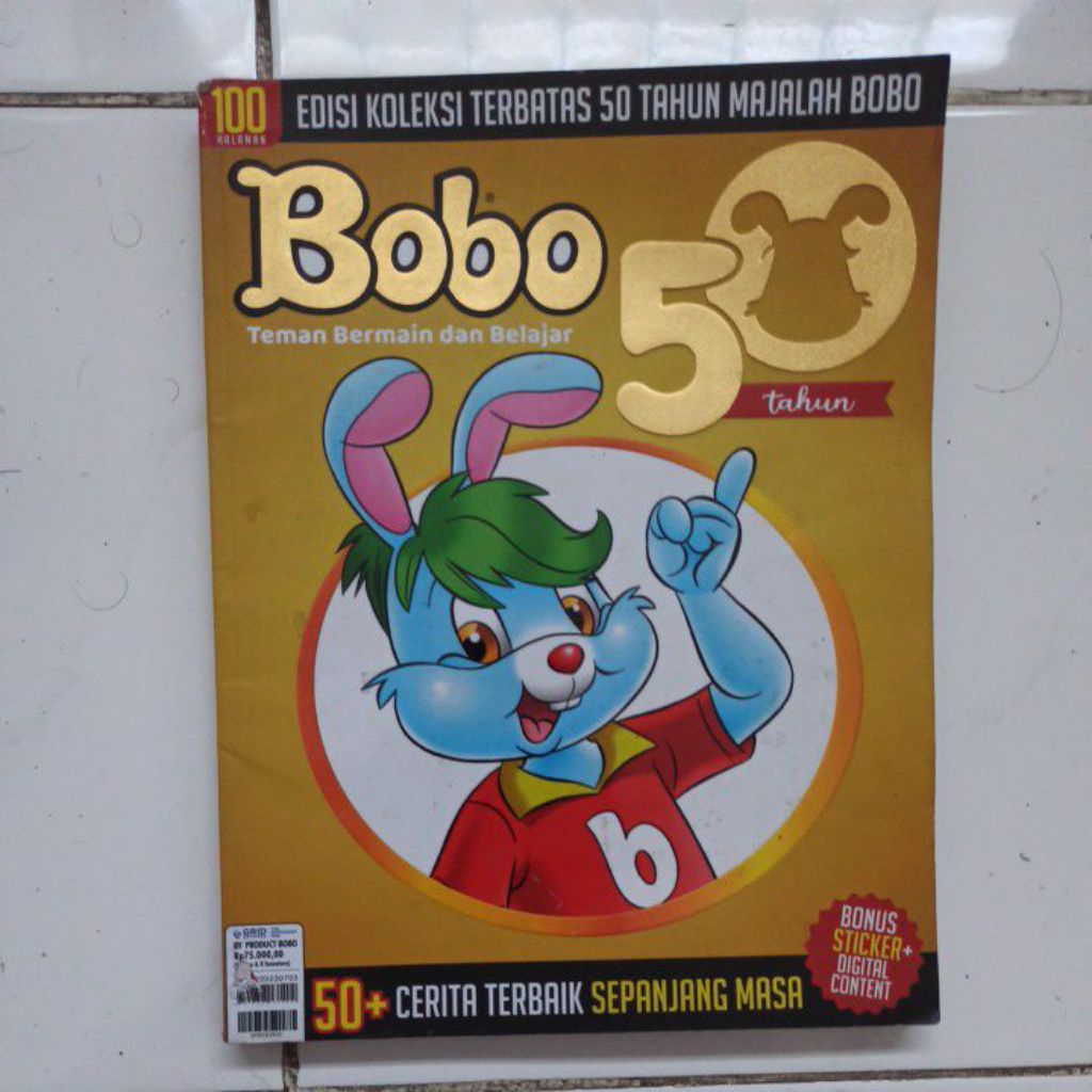 Preloved Majalah Bobo Langka 50 Tahun
