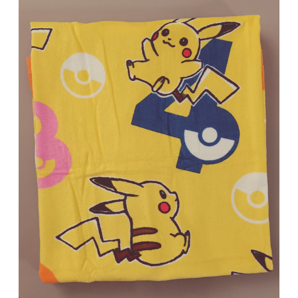 handuk pokemon handuk hoodie karakter pokemon handuk besar karakter pikachu handuk besar katun pokem