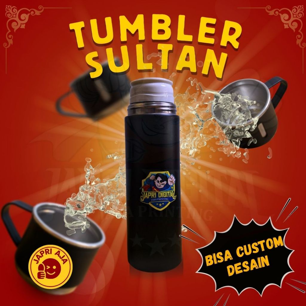 Termos Sultan Vacuum Flask Set Custom Desain