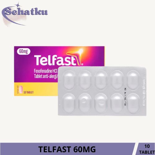 Telfast 60 Mg 10 Tablet - Obat Rhinitis Alergi