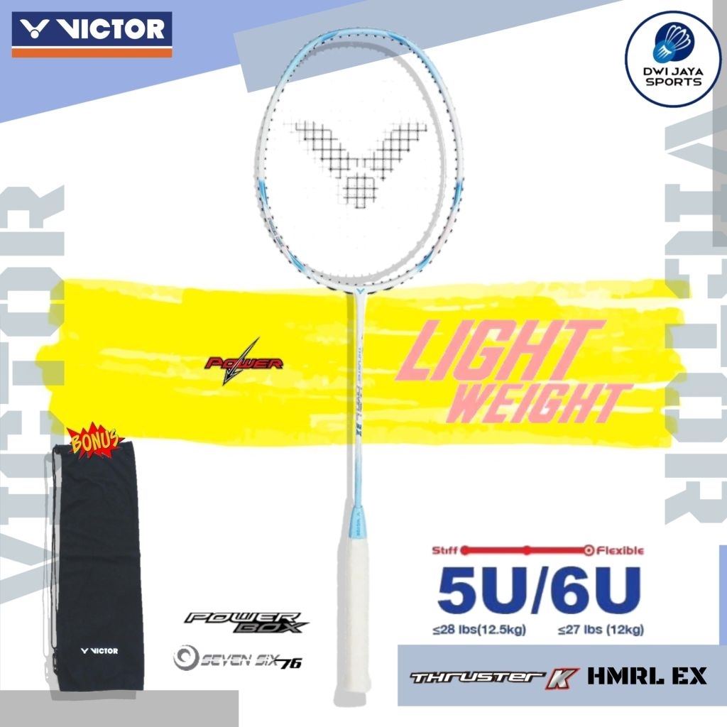 Raket Badminton Victor THRUSTER K HMRL EX A | Victor thruster hmr l ex a | victor tk hmrl ex