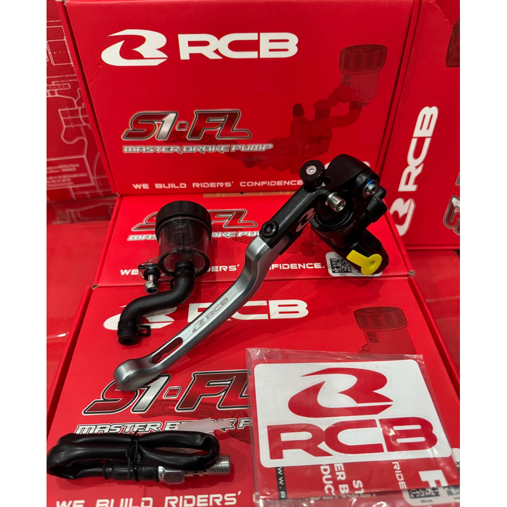 MASTER REM RCB S1 FACELIFT SHORT LEVER KANAN 14 MM TITANIUM