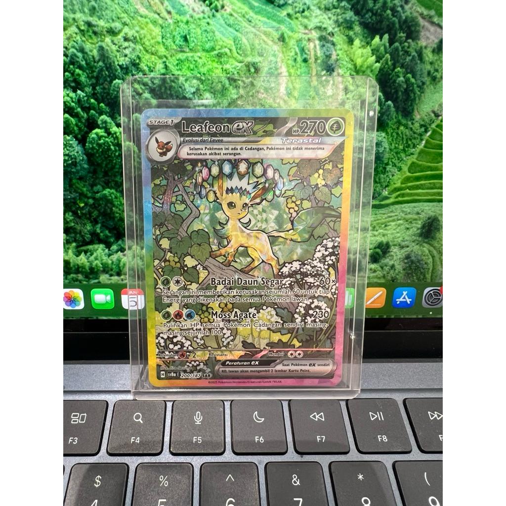Leafeon EX SAR 200/187 100% ORIGINAL