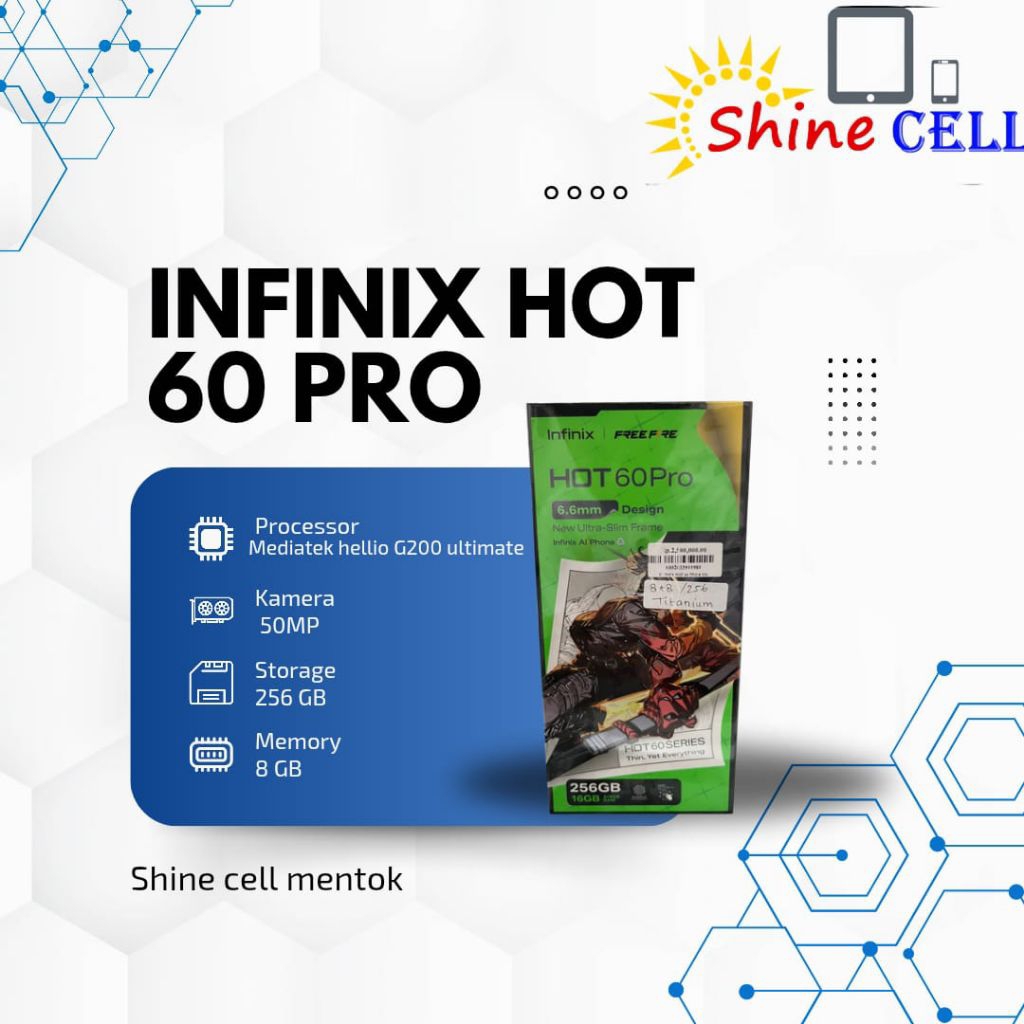 INFINIX HOT 60 PRO RAM 8/256