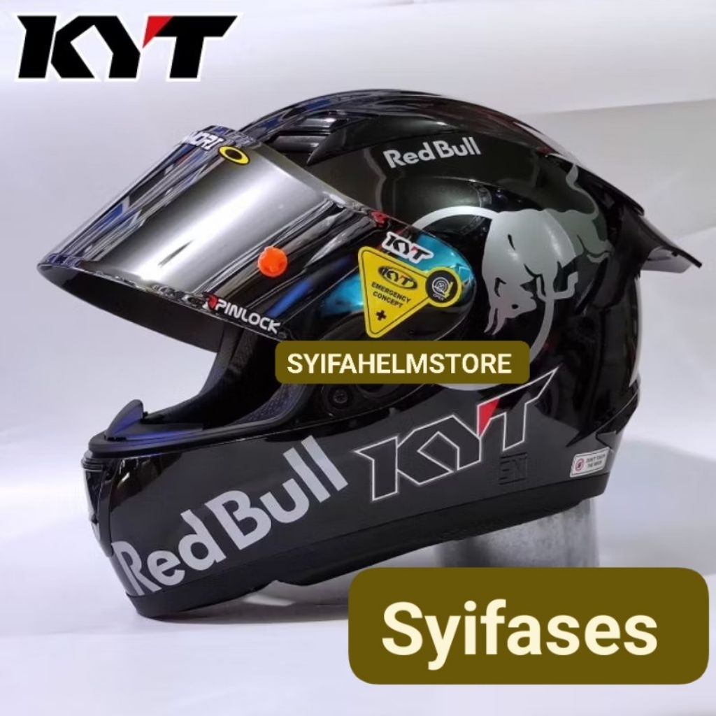 Helm KYT R10 Leopard Redbull SNI